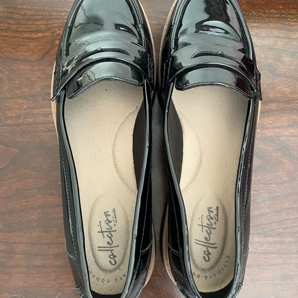 Black, Clark Loafers